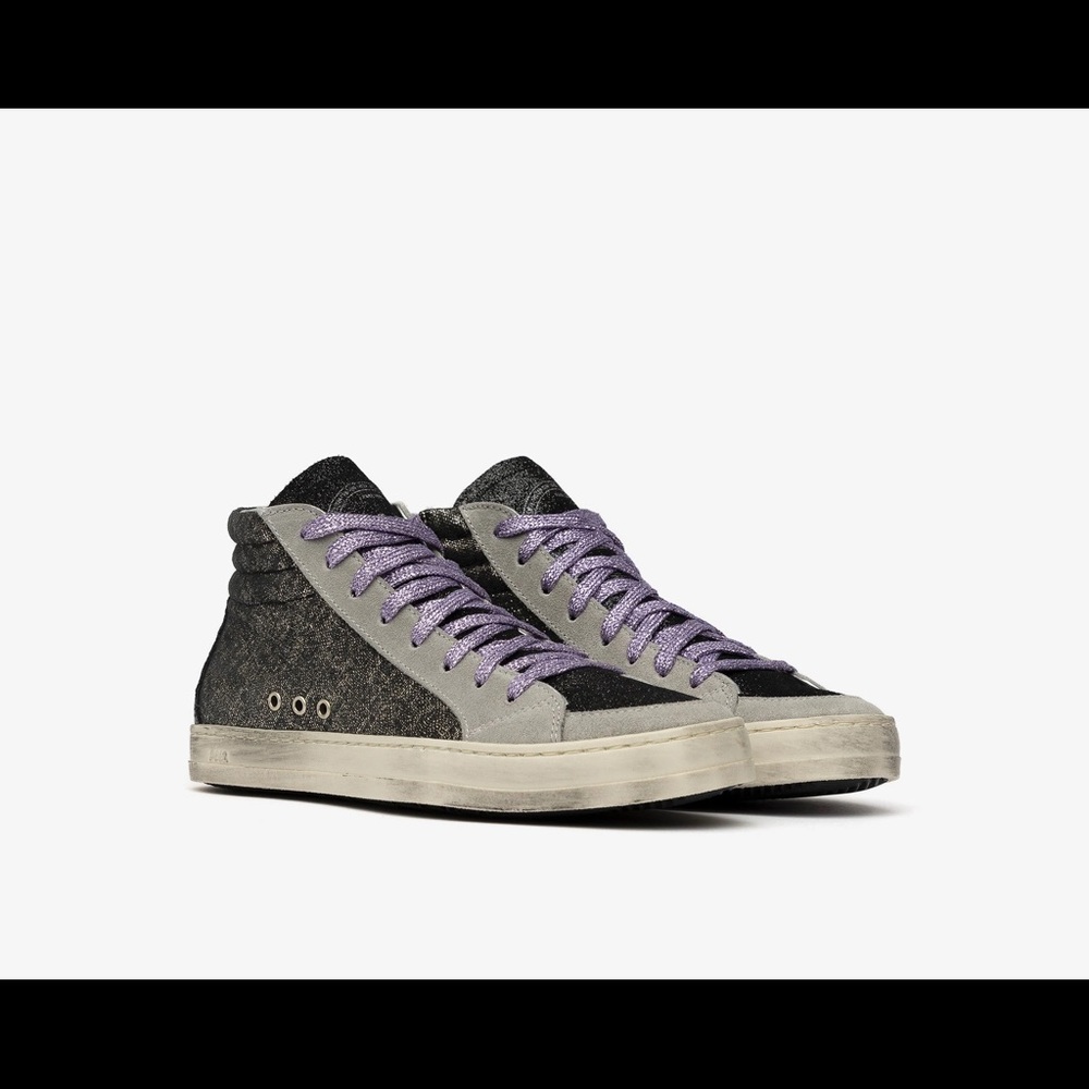 Black & purple P448 sz 8